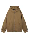 Tout A Coup Hooded Jacket In Brown