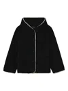 Tout A Coup Hooded Pocket Jacket In Black