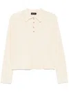 Tout A Coup Gestricktes Poloshirt In Gelb