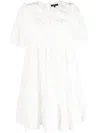 TOUT A COUP LACE PETER PAN-COLLAR DRESS