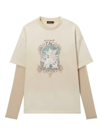 Tout A Coup Layered T-shirt In 中性色