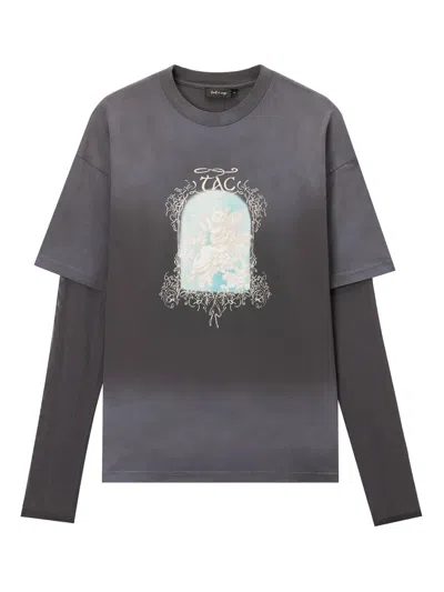 Tout A Coup Layered T-shirt In 灰色