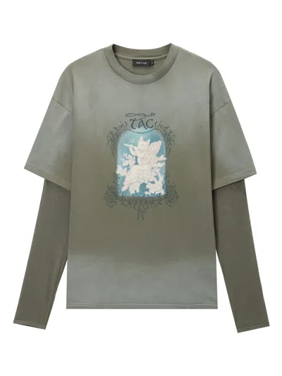 Tout A Coup Layered T-shirt In 绿色