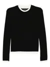 Tout A Coup Layered T-shirt In Black