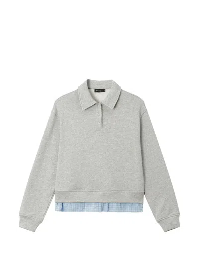 Tout A Coup Layered-detail Polo Shirt In Purple