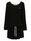 Tout A Coup Logo-print Shorts Set In Black