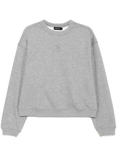 Tout A Coup Logo-print Sweatshirt In Grey