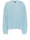 Tout A Coup Openknit Sweatshirt In 蓝色