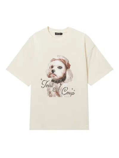 Tout A Coup Photograph-print T-shirt In 白色