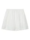 Tout A Coup Scalloped-edge Shorts