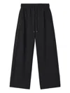 Tout A Coup Seam-details Trousers In Black