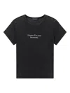 Tout A Coup Slogan Print T-shirt In Black