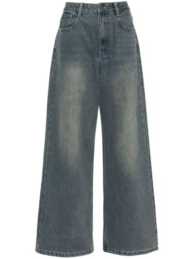 Tout A Coup Straight Leg Jeans In Blau
