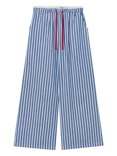 Tout A Coup Striped Wide-leg Trousers