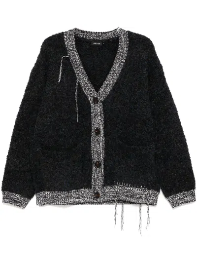 Tout A Coup V-neck Cardigan In Blue
