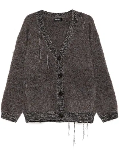 Tout A Coup V-neck Cardigan In Grey