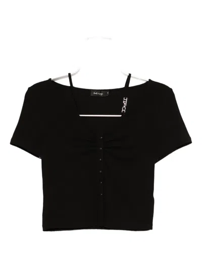 Tout A Coup V-neck T-shirt In Black