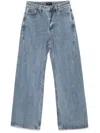 Tout A Coup Wide-leg Jeans In Blue