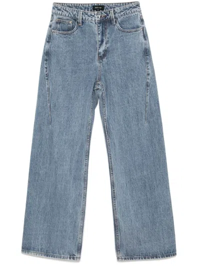 Tout A Coup Wide-leg Jeans In Blue