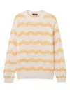 Tout A Coup Zig-zag Sweater In Yellow