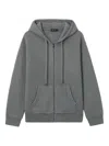 Tout A Coup Zip-fastening Hoodie In Gray