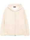Tout A Coup Zip-up Hoodie In Neutrals