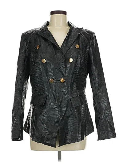Pre-owned Tov Blazer Jacket In Black