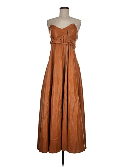 Pre-owned Tov Casual Dress In Brown