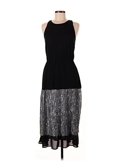 Pre-owned Tov Casual Dress In Silver