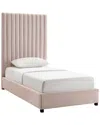 Tov Arabelle Blush Velvet Bed