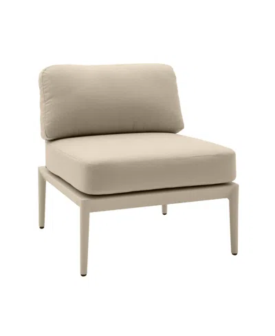 TOV FURNITURE 1 PC. MODULAR OUTDOOR ARMLESS CHAIR