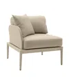 Tov Furniture Kapri Modular Outdoor Raf Corner Seat In Taupe