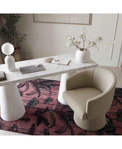 Tov Furniture 1 Pc. Rolling Desk Chair In Taupe