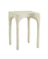 Tov Furniture Skully Textured Side Table In Cream