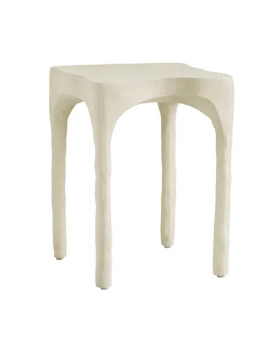 TOV FURNITURE 15" TEXTURED FIBER STONE TABLE