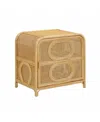 Tov Furniture Tina Rattan Nightstand In Natural