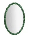 Tov Furniture Agnes Glossy Oval Mirror