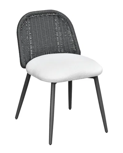 TOV FURNITURE TOV FURNITURE ALEXA RATTAN PERFORMANCE FABRIC DINING CHAIR