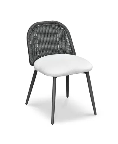 Tov Furniture Alexa Rattan Performance Fabric Dining Chair In Multi