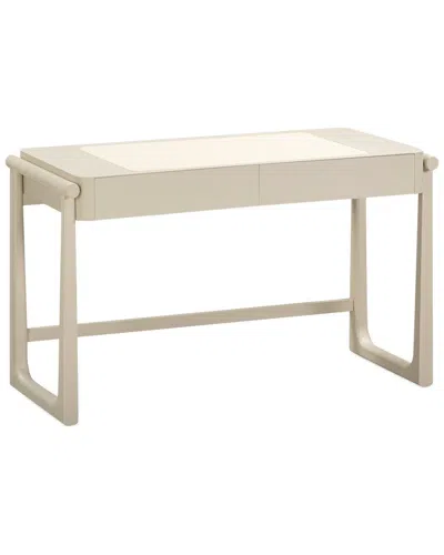 Tov Furniture Alfalfa 2-drawer Desk In Neutral
