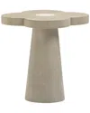 Tov Furniture Allium Washed Ash Side Table In Multi