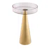 Tov Furniture Alo Side Table In Gold