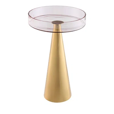 Tov Furniture Alo Side Table In Gold