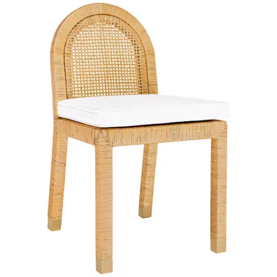 Tov Furniture Amara 17 3/4" Wide Natural Rattan Dining Chair