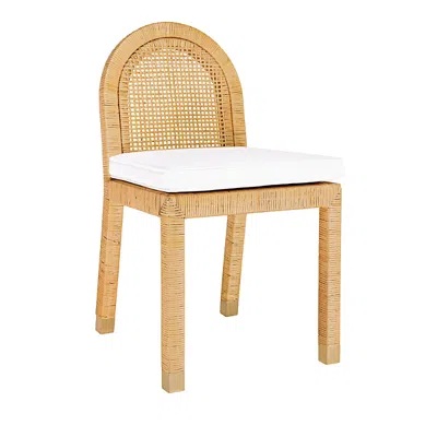Tov Furniture Amara Natural Rattan Arched Back Dining Chair