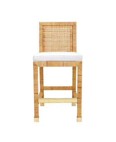 Tov Furniture Amara Rattan Counter Stool In Natural