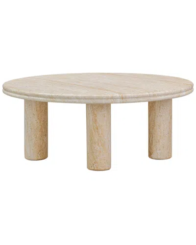Tov Furniture Amora 32in Round Accent Table In Neutral