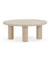 Tov Furniture Amora 32in Round Accent Table In Neutral