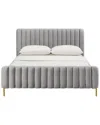 Tov Angela Queen Bed In Grey