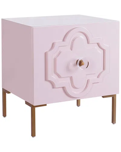 Tov Anna Pink Lacquer Side Table